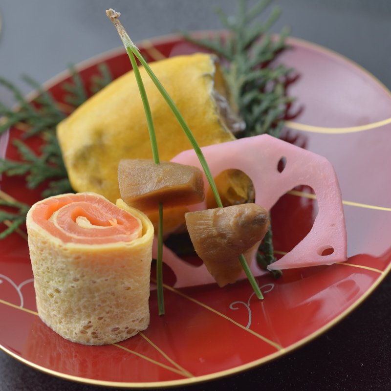 サーモンの卵巻き(十駕 （じゅうが）)