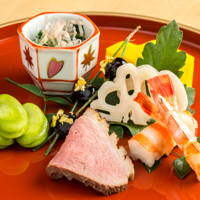 おまかせ盛り合わせ(京都 つる家 阪急うめだ本店)