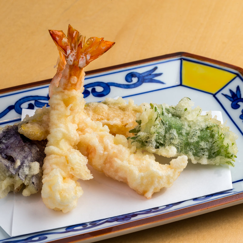 天麩羅の盛り合わせ(京都 つる家 阪急うめだ本店)
