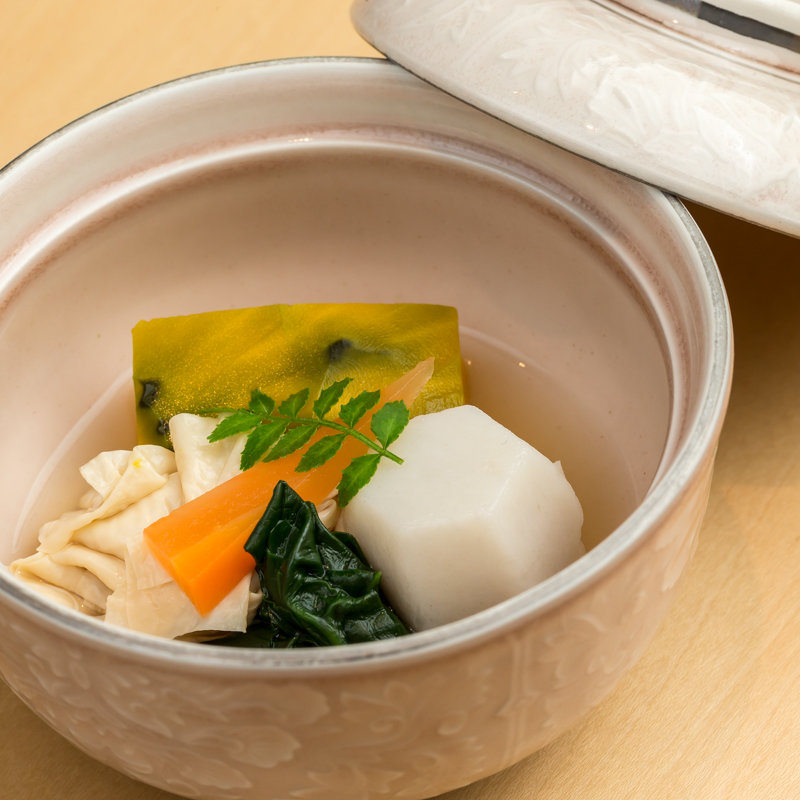 生湯葉の煮付け(京都 つる家 阪急うめだ本店)