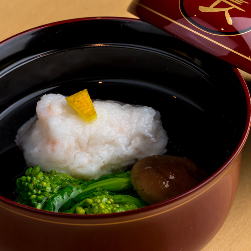 海老真薯(京都 つる家 阪急うめだ本店)