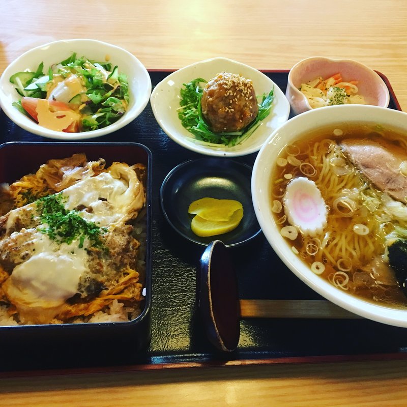 ミニカツ丼セット(そばつる)