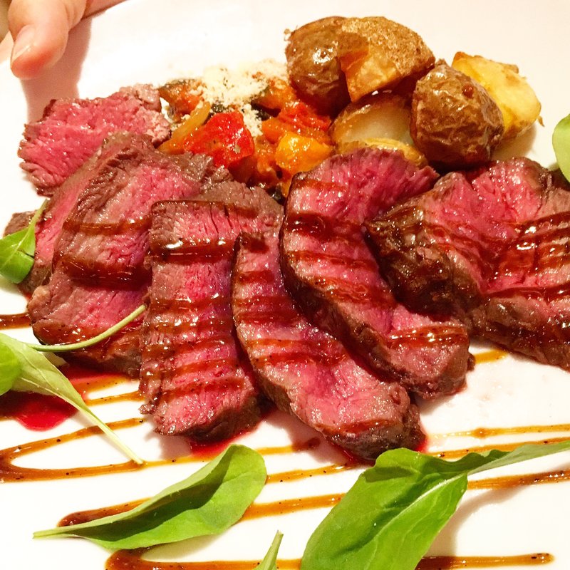 熟成牛肉のステーキ(KYOTO KIMURAYA （キョウトキムラヤ）)