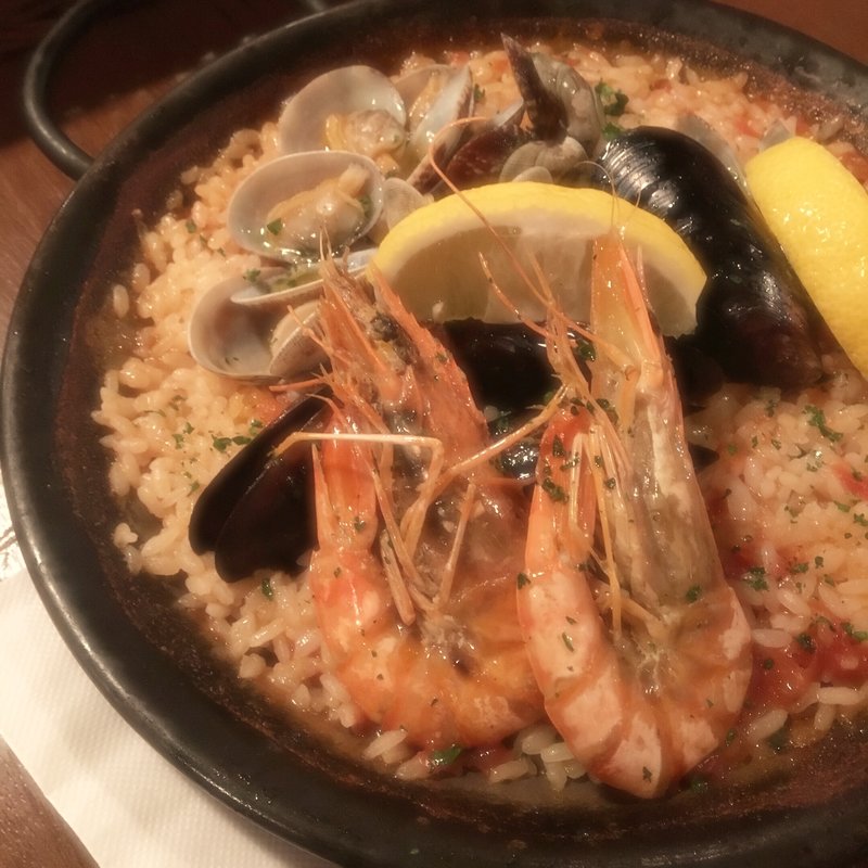 魚介のパエリア(バルデエスパーニャグランビア)