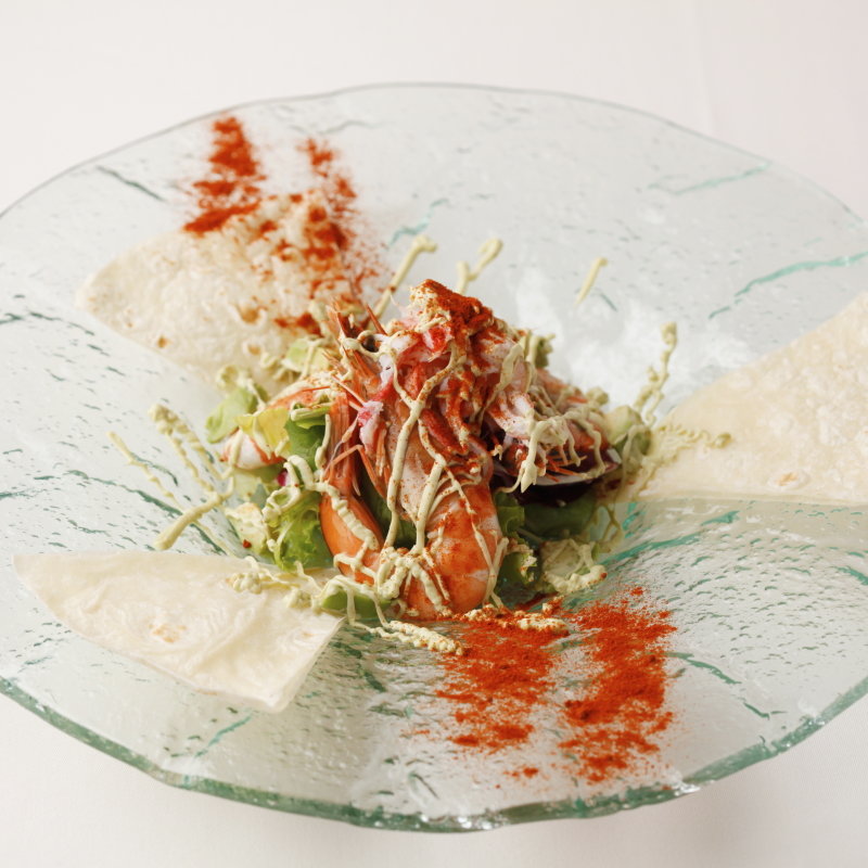 グリル海老のピリ辛ソース(LAGUNA TERRACE　STELLA （ラグナテラスステラ）)