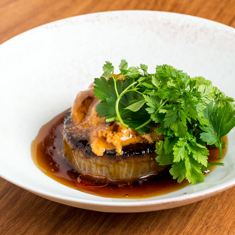 大根の雲丹あんかけ(日本酒餐昧 うつつよ)