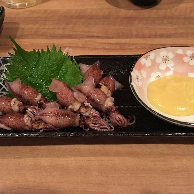 ホタルイカの酢味噌和え(立山)