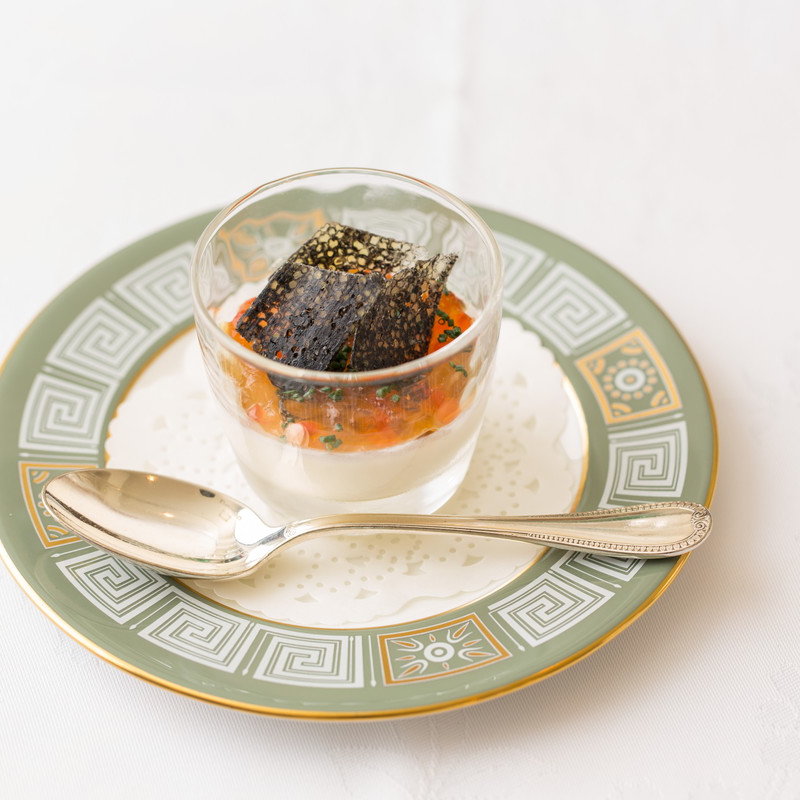 海老のジュレクリーム(ル・フェドラ)