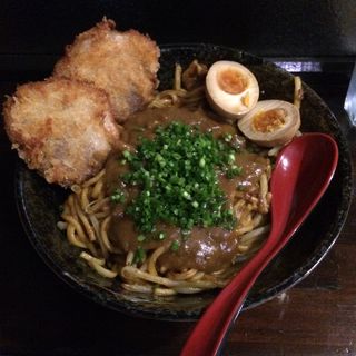 汁なしカレーそば(もじ焼や （もじやきや）)