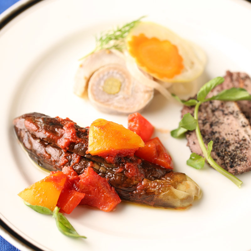 鴨ロース　茄子のグリル(レストラン ストックホルム （restaurant Stockholm）)