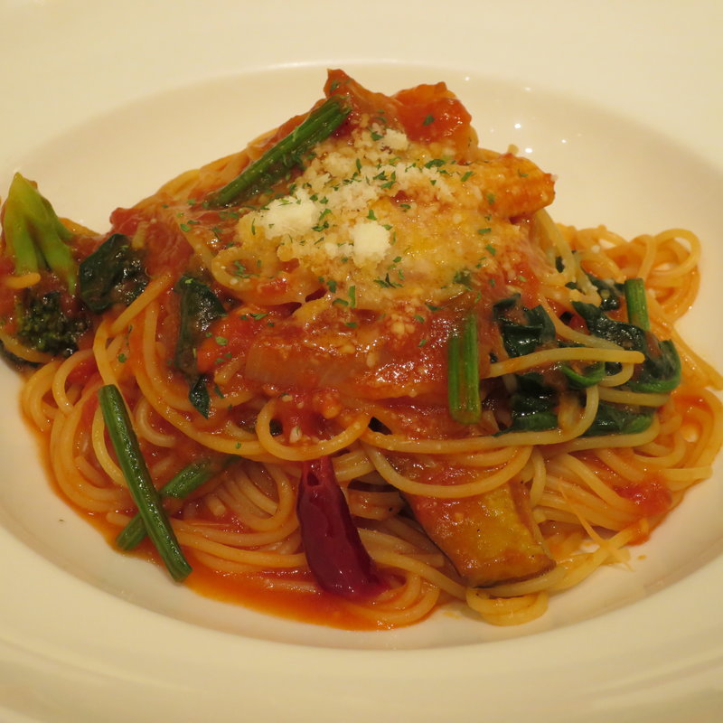 お野菜たっぷりトマトソーススパゲッティ(ディキシーダイナー 練馬)