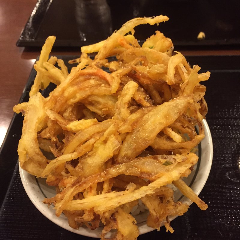 かきあげ丼(丸亀製麺カレッタ汐留)