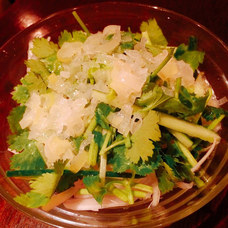香菜青唐辛子サラダ(豆金餃子 学芸大学店)