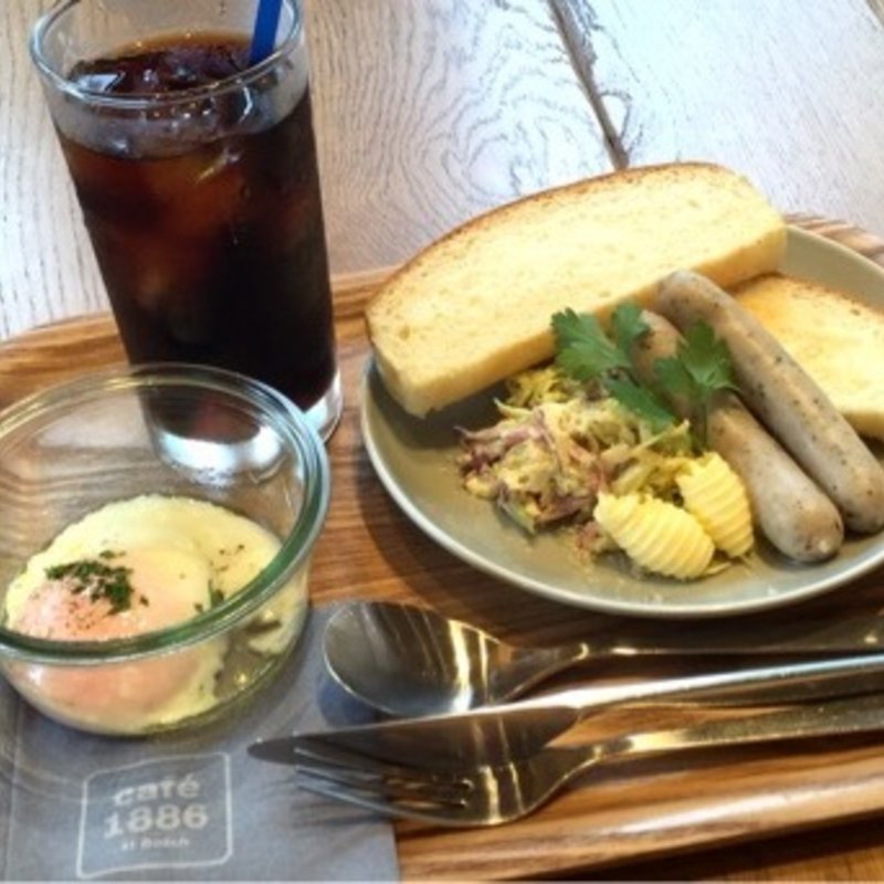 モーニングセットB(café 1886 at Bosch )
