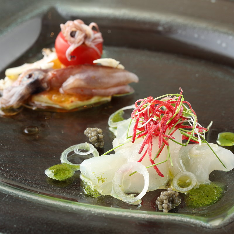 白身のカルパッチョ(タヴェルナ グイダ)