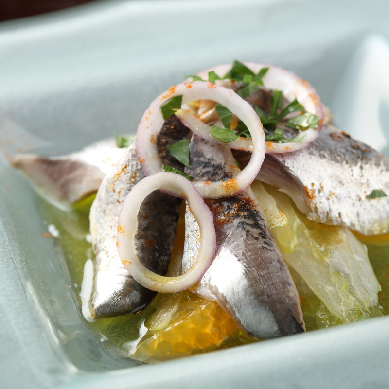 イワシのカルパッチョ(タヴェルナ グイダ)