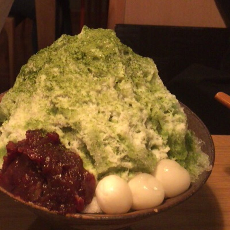 かき氷　宇治金時(蟻月 HANARE)