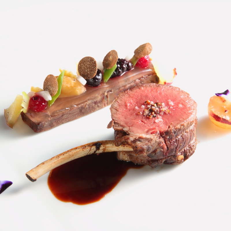 ラム肉のグリル(グランファミーユ・シェ松尾)