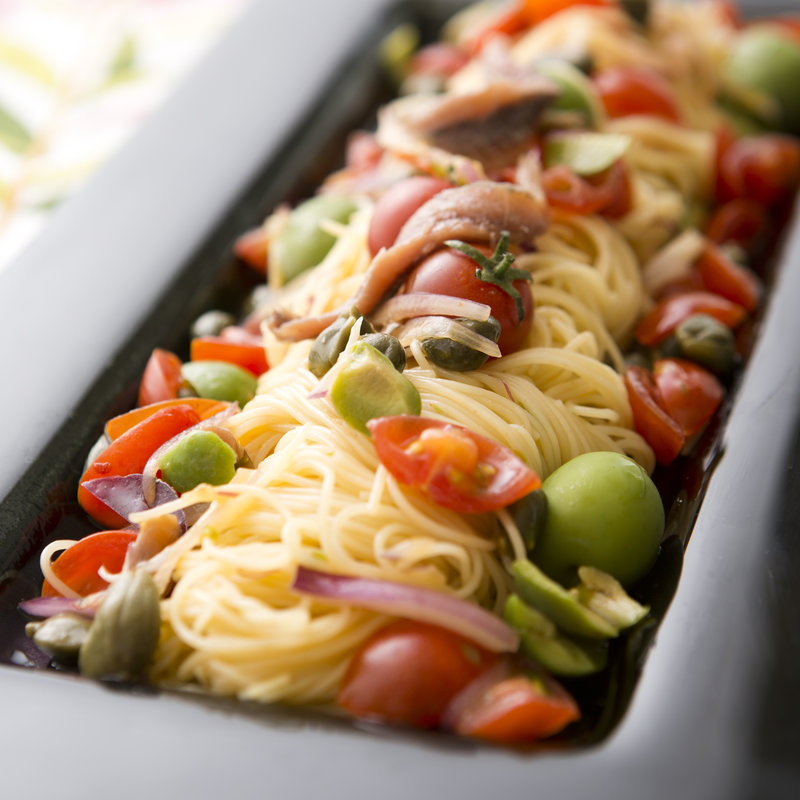 彩りトマトのパスタ(さくら)