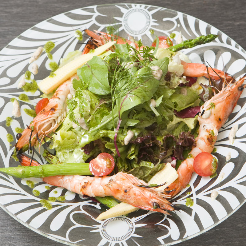 海老のグリル　野菜仕立て(さくら)