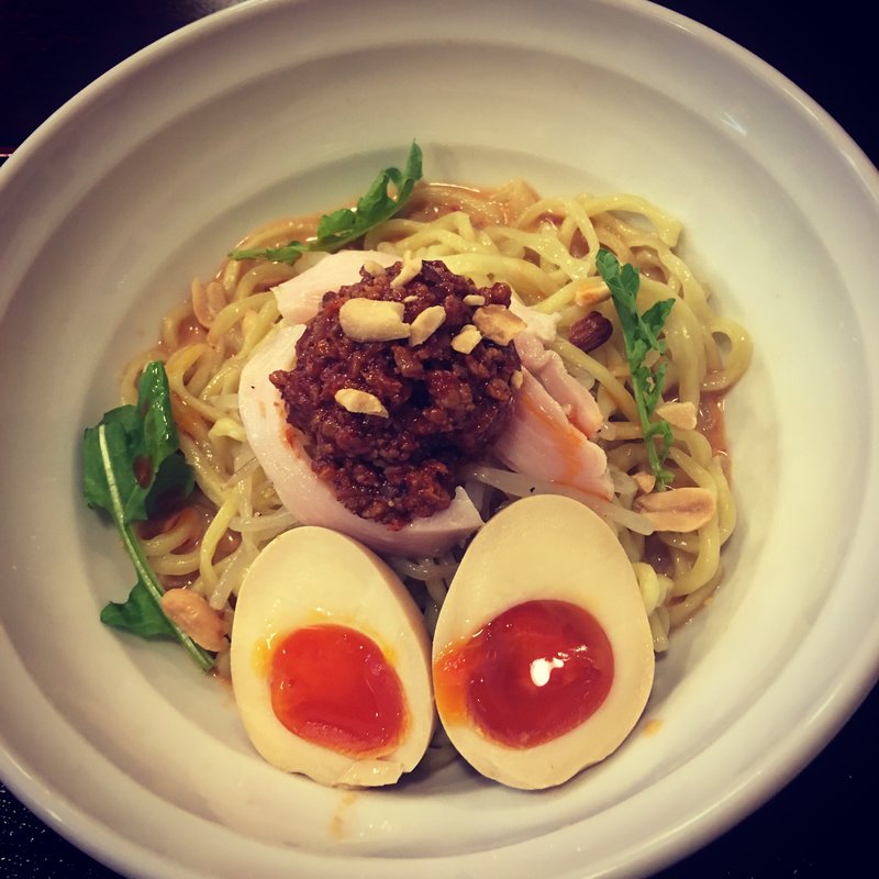 夏っナッツの冷し担々麺(らぁ麺 おかむら )