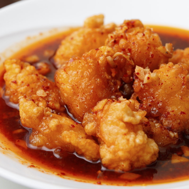 鶏肉のチリソース(山の上ホテル 中国料理 新北京)