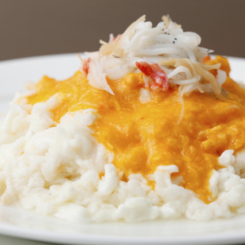 カニ身　カニみそソース(山の上ホテル 中国料理 新北京)