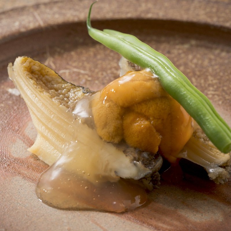 アワビのソテー　ウニソース(TAKU円山 )