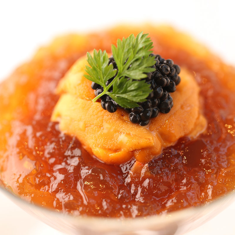 雲丹ジュレ(レストラン ミッシェルナカジマ)