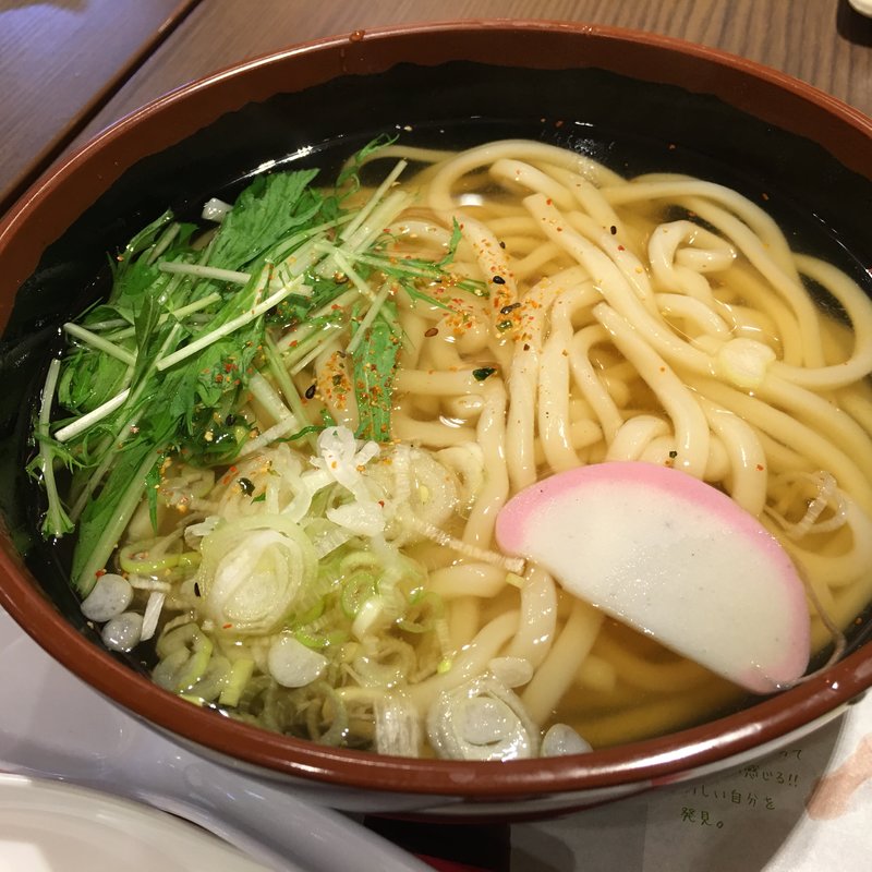かけうどん(どん太鼓 上野公園ルエノ店)