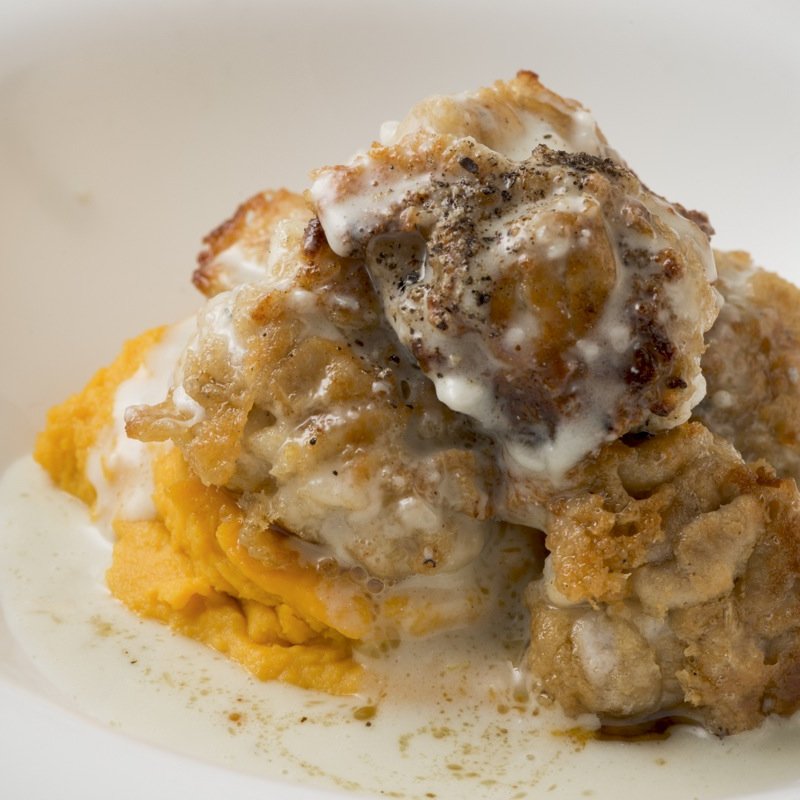 豚肉の雲丹ソース(RICCI cucina ITALIANA)