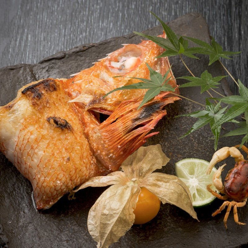 金目鯛の塩焼き(和食貴水)