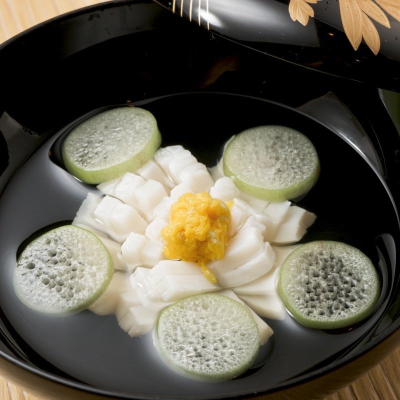 鱧の湯引き(エルムガーデン)