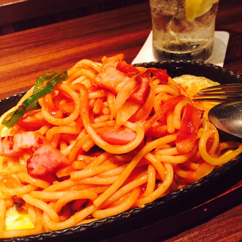 鉄板ナポリタン(プロント 千葉駅前店 （PRONTO）)