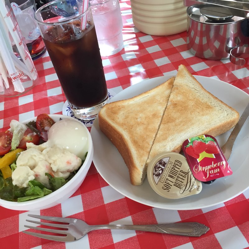 トースト モーニングセット(ふくてい 茅場町店 )