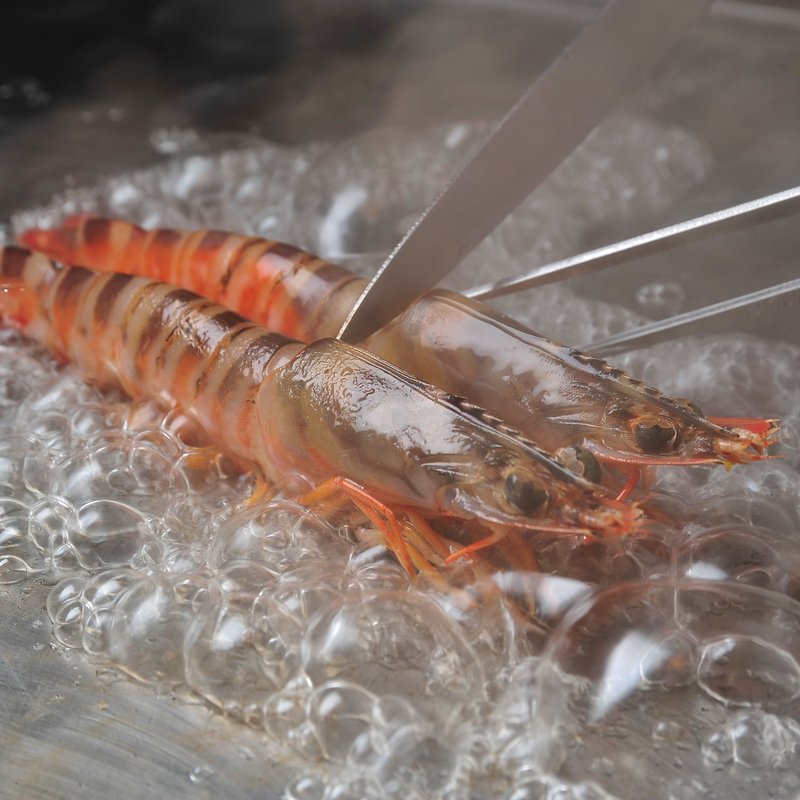 車海老のソテー(ブォナージョ （Buon'Agio）)