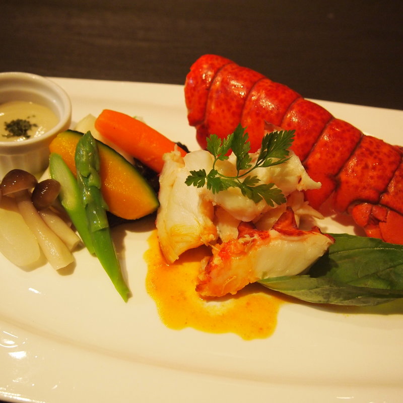 温野菜とオマール海老のグリル(ブォナージョ （Buon'Agio）)