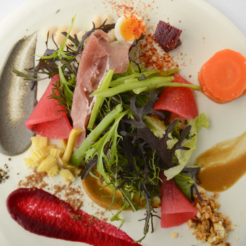 生ハム　野菜とともに(Wattle Tokyo)