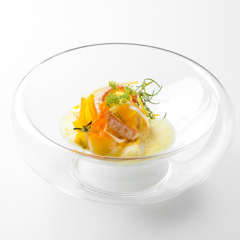 カボチャとホタテのムース(the Terrace｜ザテラス札幌)