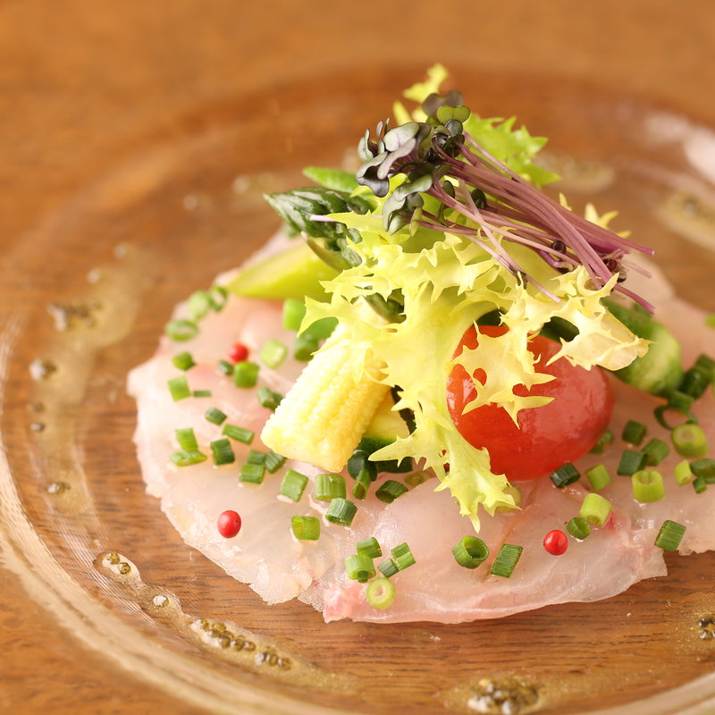 鮮魚のカルパッチョ(ラ ブォナ ヴィータ （LA BUONA VITA）)