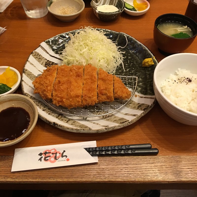 ロースかつランチ(とんかつ 花むら 池田店)