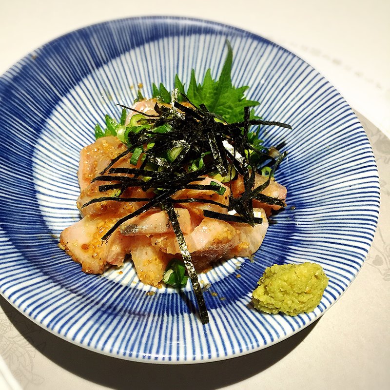 かんぱちの胡麻醤油和え(蟻月 HANARE)