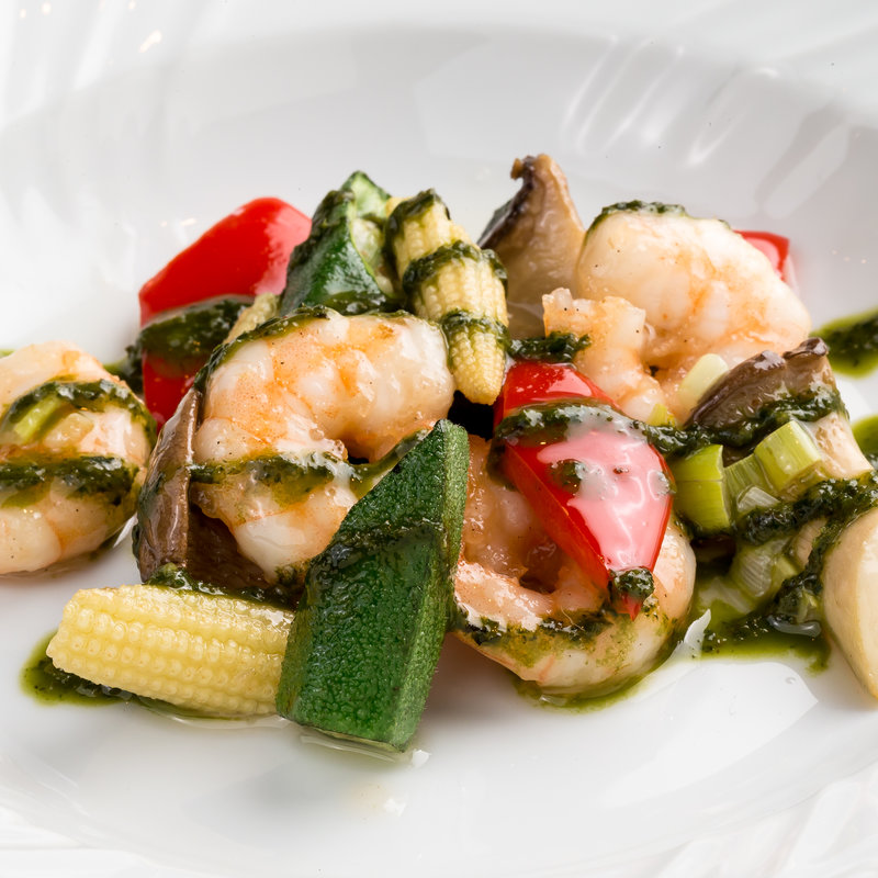 海老と野菜の炒めもの(ラヴェニール ・チャイナ)