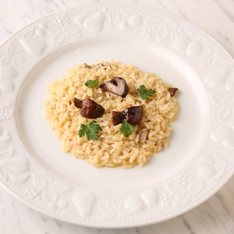 キノコのリゾット(トレスカリーニ)
