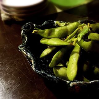 塩茹で県産茶豆”恋姫”(旬菜処びいどろ)