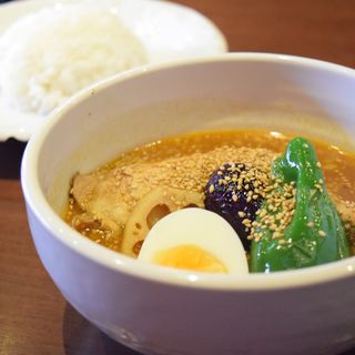 チキンと野菜のスープカリー(シャンティ 渋谷店 （SHANTi）)