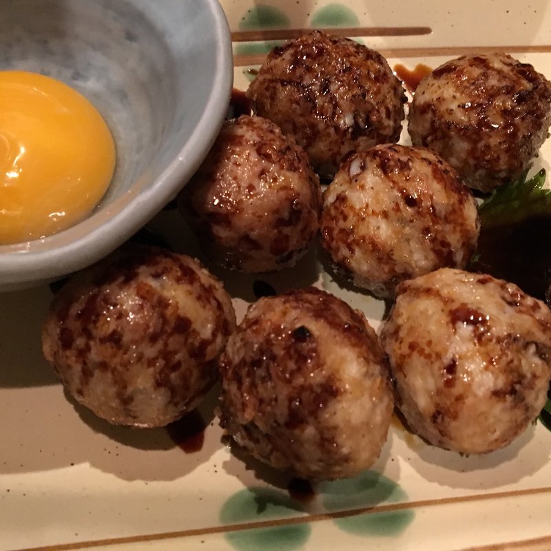 鶏つくね焼き(鶏餃子専門店 赤坂よ志多)