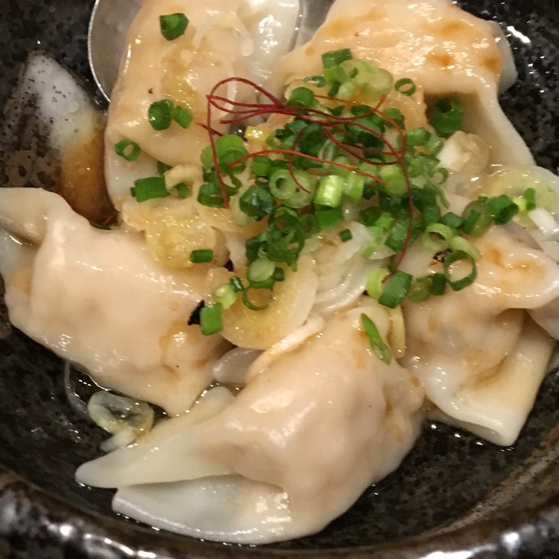 水餃子（ネギ醤油）(鶏餃子専門店 赤坂よ志多)