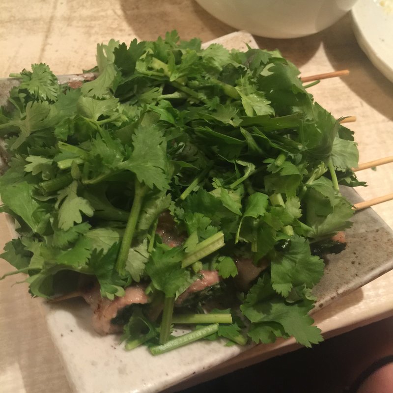 パクチー肉巻き(川中屋)