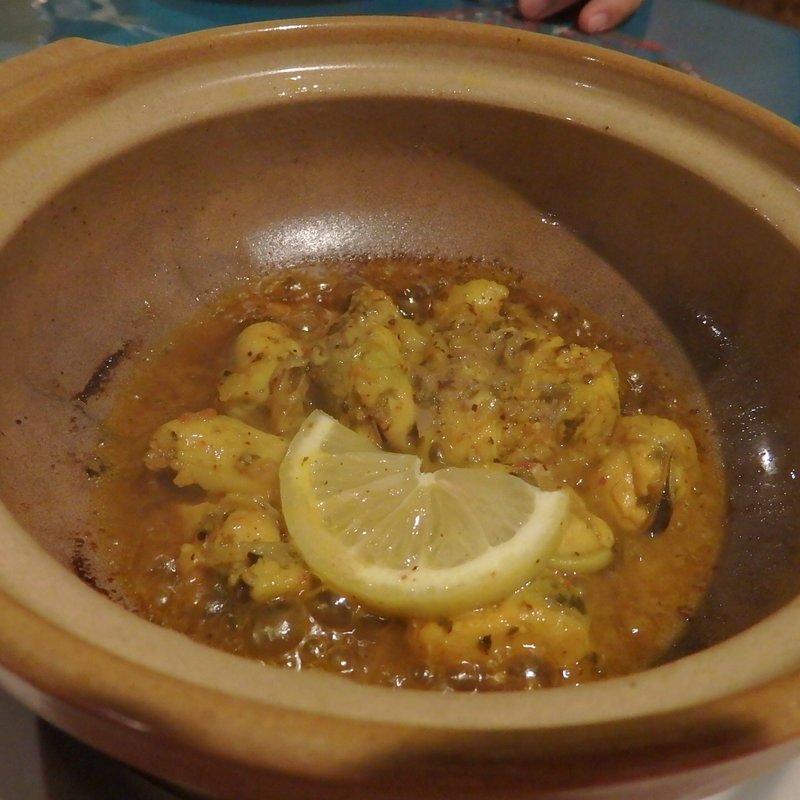 ムール貝のレモン焼き(ガラムマサラ)